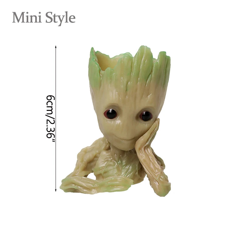 Miniature Groot figurine from Ansoff, 5cm tall, decorative office desk model, cartoon tree man ornament for home decor.