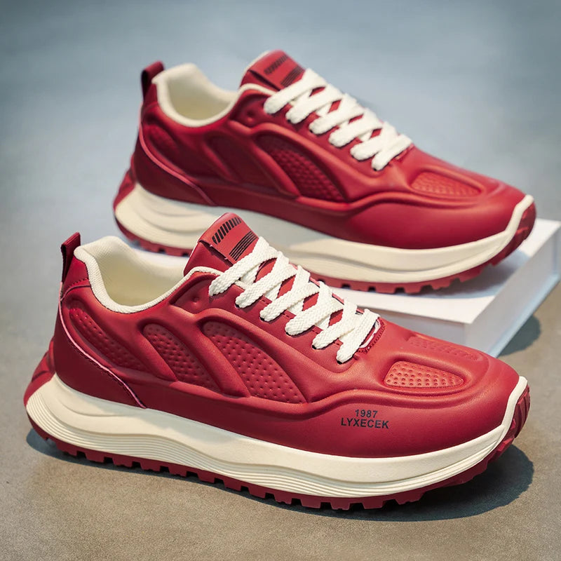 Men's Shoes 2026 Spring New Arrival Low Cut Soft Soled Breathable Walking Shoes Men's Trendy Casual Sports Shoes Male Trainers - Acros