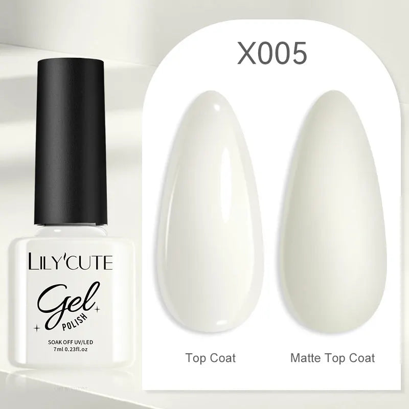 LILYCUTE 5ML Champagne Gold Reflective Glitter Liner Gel Nail Polish Bright Sparkling French Semi Permanent Nail Painting UV Gel