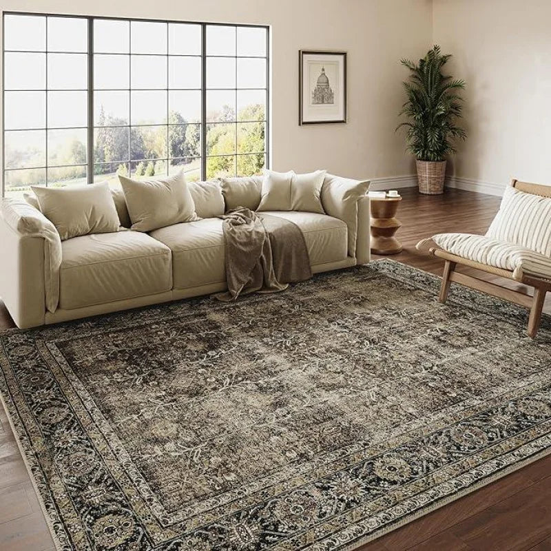 VIKAMA Nordic Light Luxury Large Carpet Living Room Sofa Tea Table Carpet Bedroom Bedside Carpet Modern Simple Home Decoration