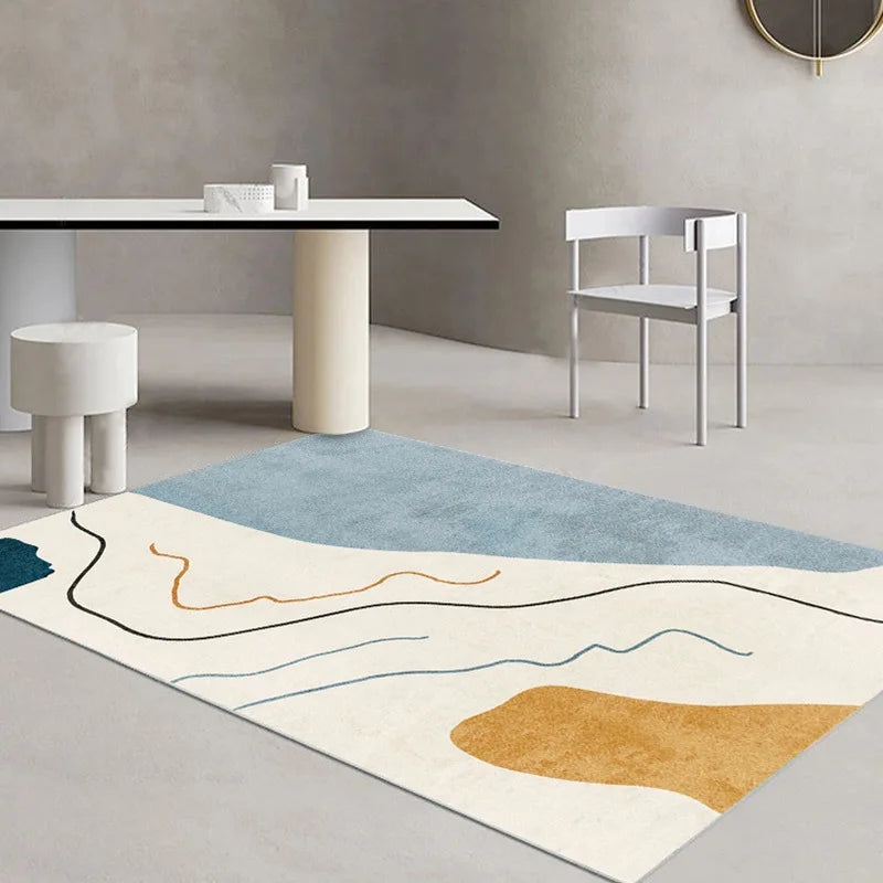 VIKAMA Nordic Light Luxury Living Room Carpet Sofa Coffee Table Floor Mat Bedroom And Lounge Large Area Carpet Home Decoration