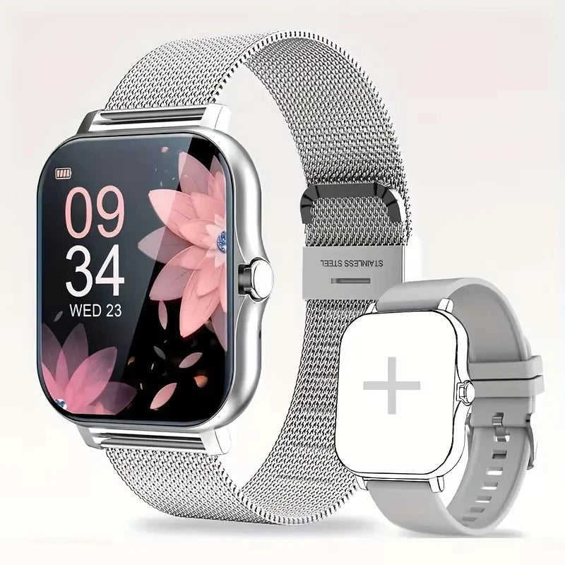 KESHUYOU New Bluetooth Call Smart Watch Information Push Men Women Health Monitoring Watch Pedometer Smart Watch For Android IOS