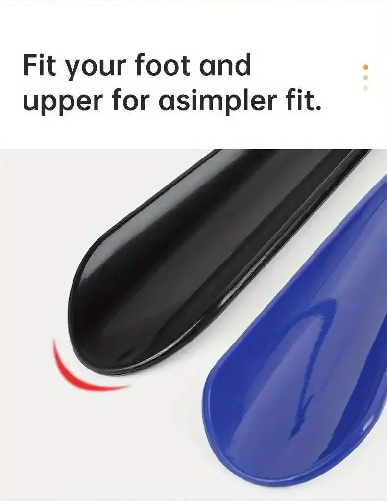 1pc Extra long flexible plastic shoe horns do not require bending durable shoe spoons for pregnant women wearing shoe assistants - Acros