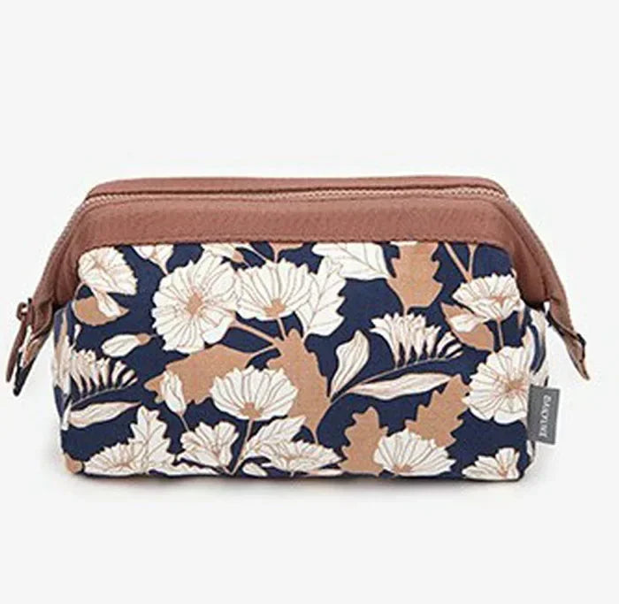 Ansoff animal-themed makeup bag and travel toiletry pouch with multiple compartments for cosmetics and personal care items.
