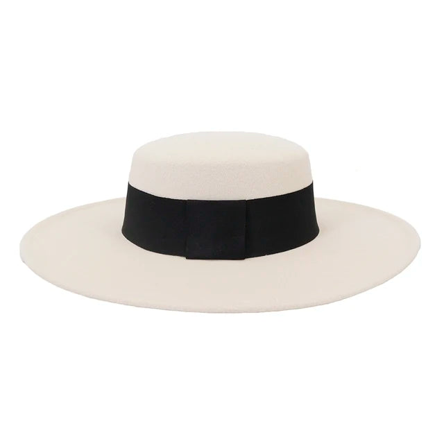 Ansoff women's wide brim fedora hat with a 10cm felt brim, suitable for winter, derby, wedding, and jazz fashion styles.