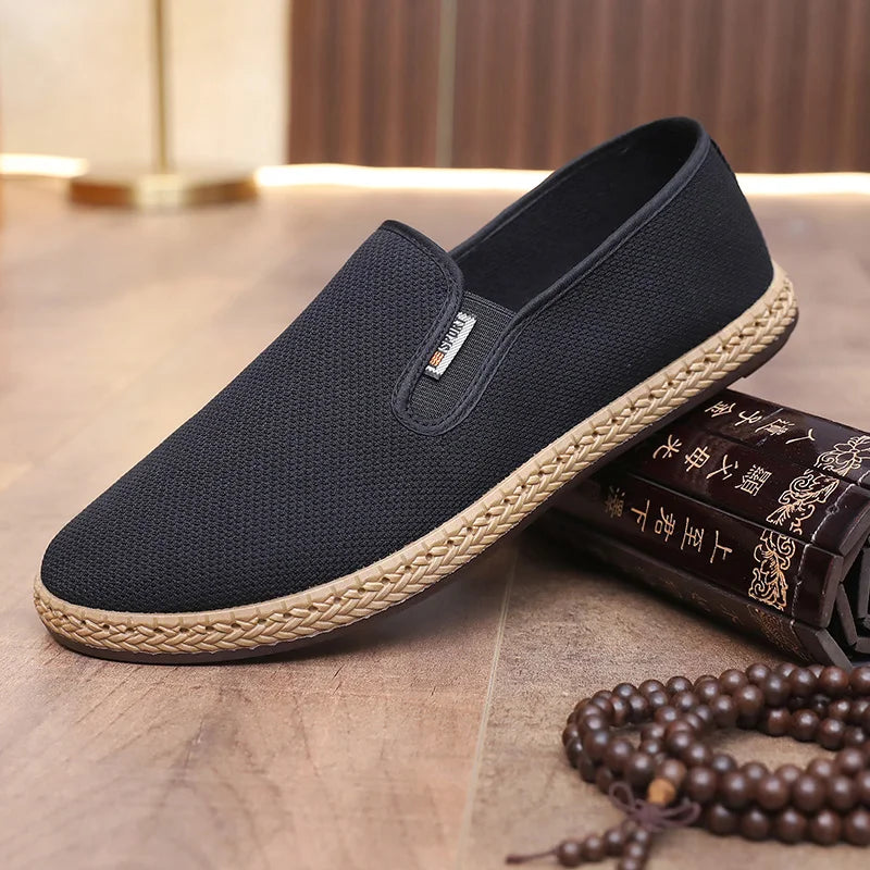 Ansoff men's lightweight breathable casual slip-on shoes with soft soles, anti-skid grip, and comfortable design.