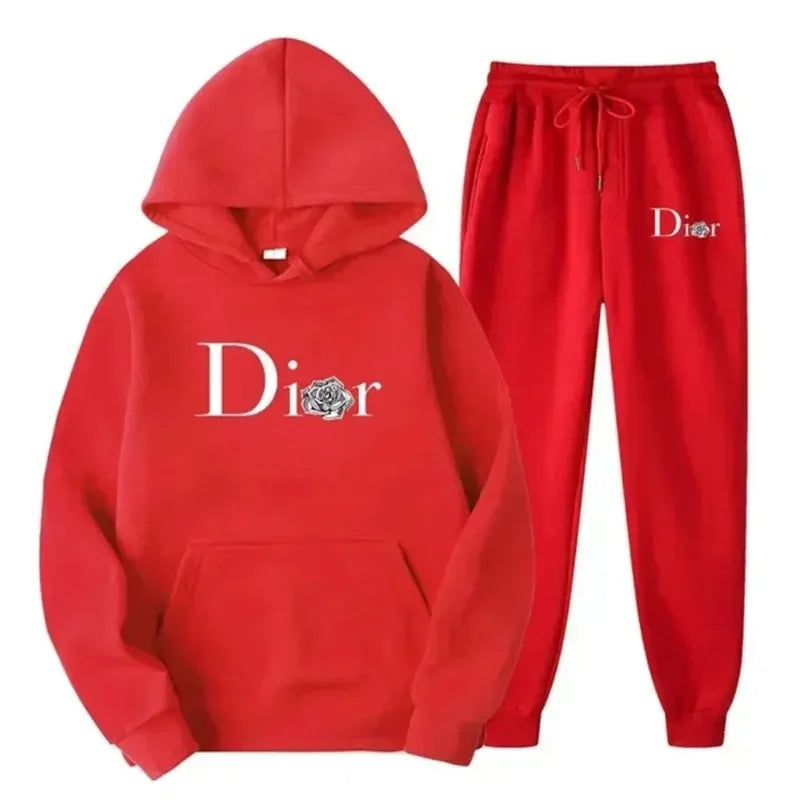Men's Hooded Sweatshirt Autumn-Winter Set, New Unisex Two-Piece Set for Fitness, Jogging and Leisure - Acros