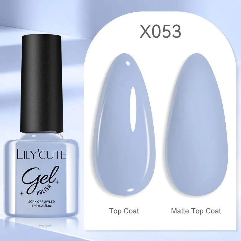 LILYCUTE 5ML Champagne Gold Reflective Glitter Liner Gel Nail Polish Bright Sparkling French Semi Permanent Nail Painting UV Gel