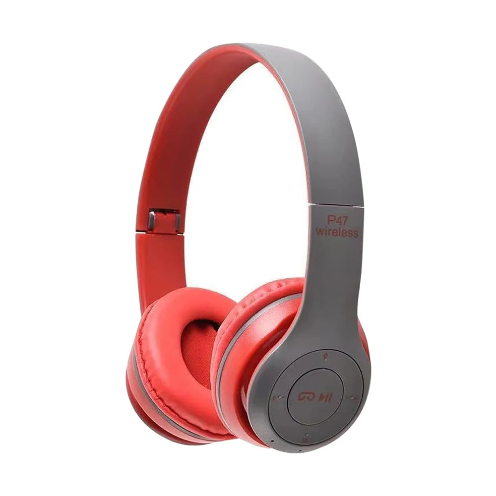 TWS Wireless Bluetooth 5.3 Headphones Over Ear HIFI Stereo Headsets Noise Reduction Sports Gaming Earphone Music Player With Mic