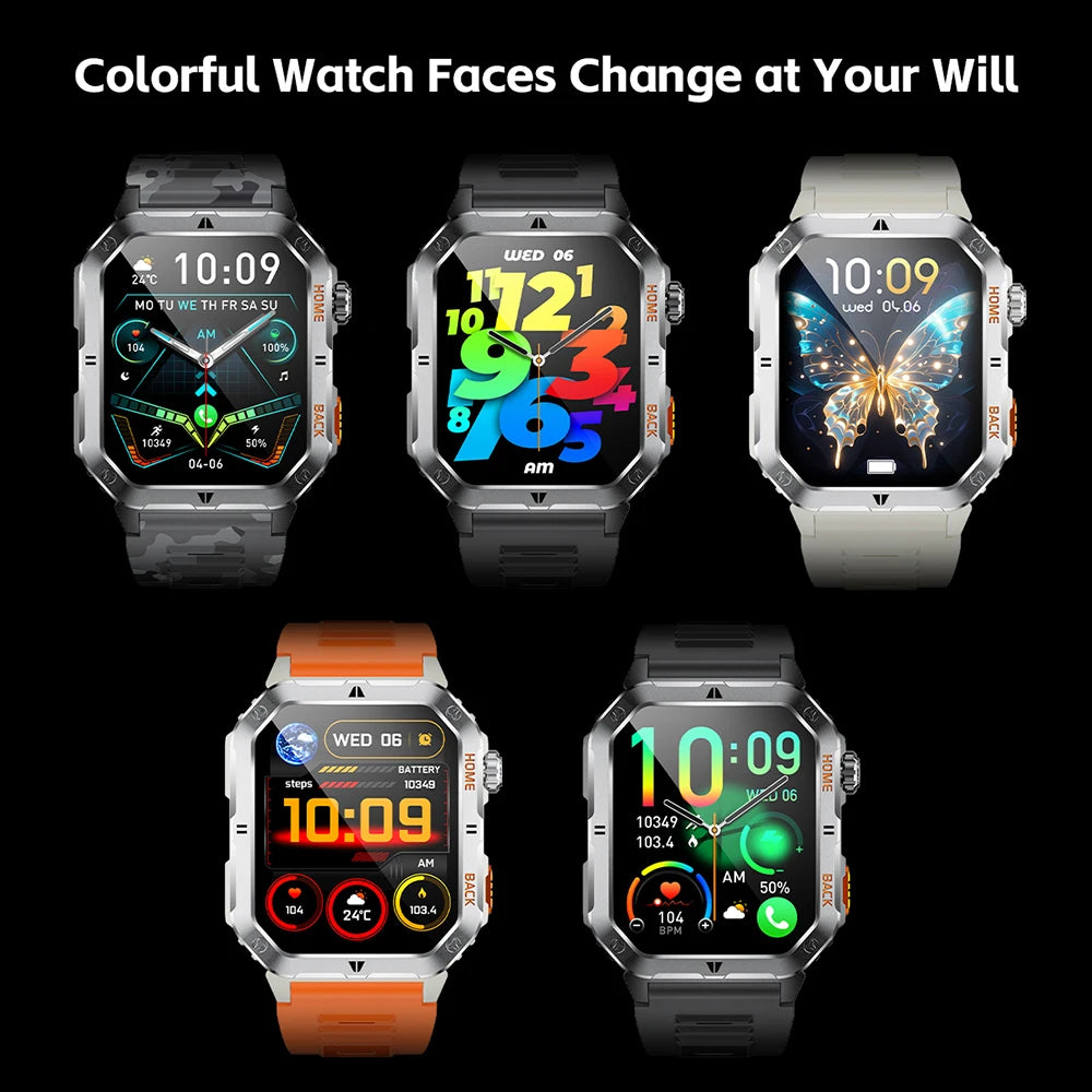 1000mAh Battery Sports Smart Watches for Man New High-End Smartwatch 2025 Android Electronics Clock Watch for IOS Android Phones