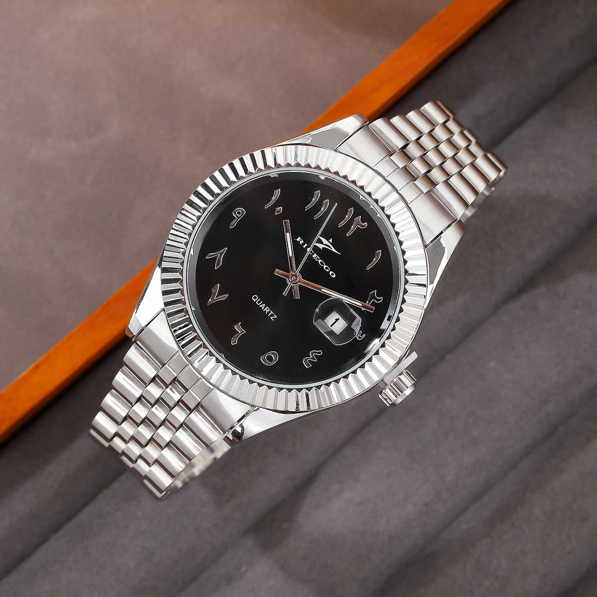 Fashion Men's Watches Date High-end Luxury Casual Sport Clock Classic Business Quartz Male Stainless Steel Wristwatches - Acros