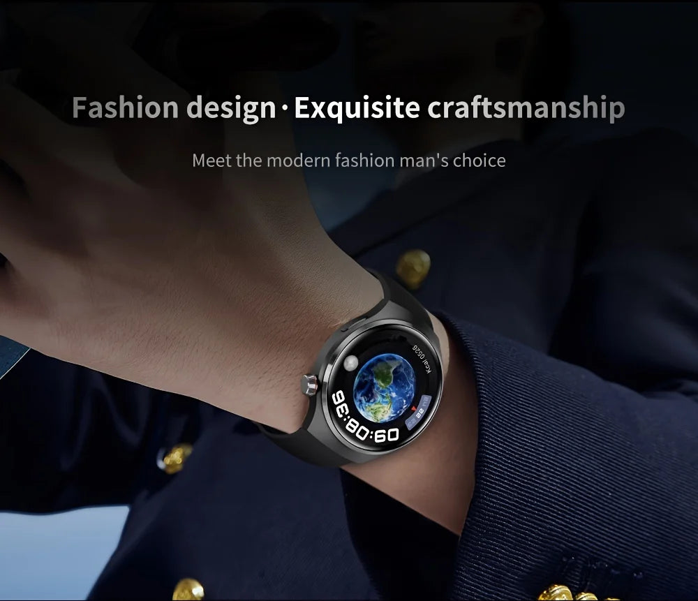 Ansoff G.L Wear 2025 men's smart watch with HD display, health tracking, Bluetooth calling, voice assistant, and sports features.