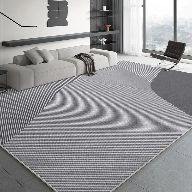 VIKAMA Minimalist And Luxurious Nordic Carpet Home Decor, Non-Slip And Stain-Resistant Floor Mats For Living Room And Bedroom