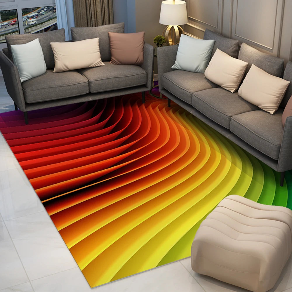Nordic 3D Printed Large Carpet Space Series Floor Mat Living Room Home Decor Bedroom Rug Prayer Upholstery
