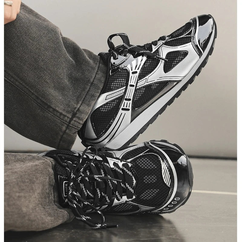 Ansoff men's trendy casual sports shoes in retro style, suitable for spring and summer, with a sleek design and all-season comfort.