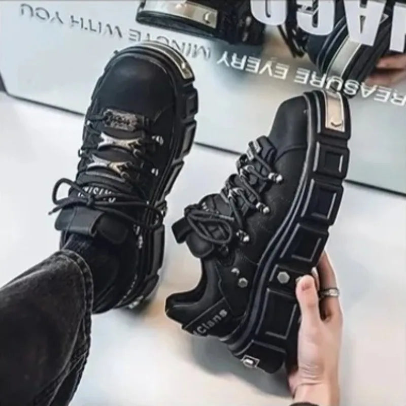 High-quality Fashion Platform Shoes for Women Casual Leather Sneakers Summer Sports Luxury Designer Shoes Tennis Running Loafers - Acros