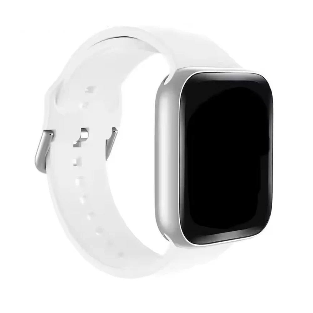 Ansoff 2025 smartwatch for men and women with 1.73-inch screen, Bluetooth calls, blood oxygen, and pressure monitoring features.