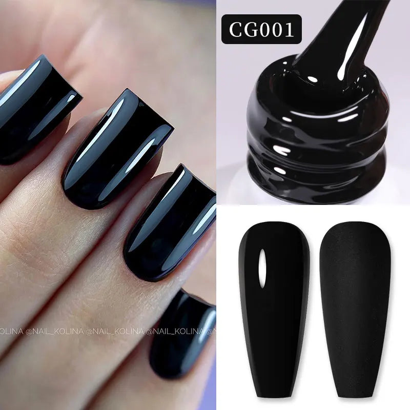 BORN PRETTY Jelly Nude Gel Nail Polish 10ml Light Pink Peach Translucent Color UV Light Cure Gel Varnish Nail Art DIY at Home - Acros