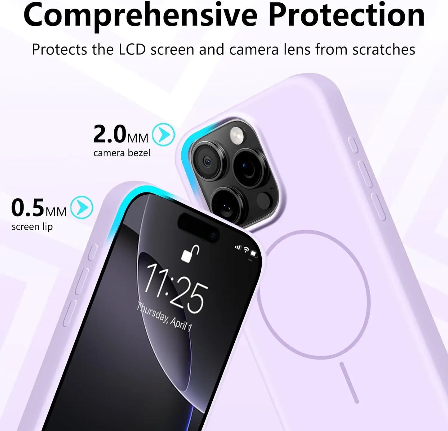 Magnetic Phone Case For iPhone 15 14 16 Plus 11 12 13 16 Pro Max Silicone Official Lanyard Magsafe Strap Protector Soft Cover - Acros