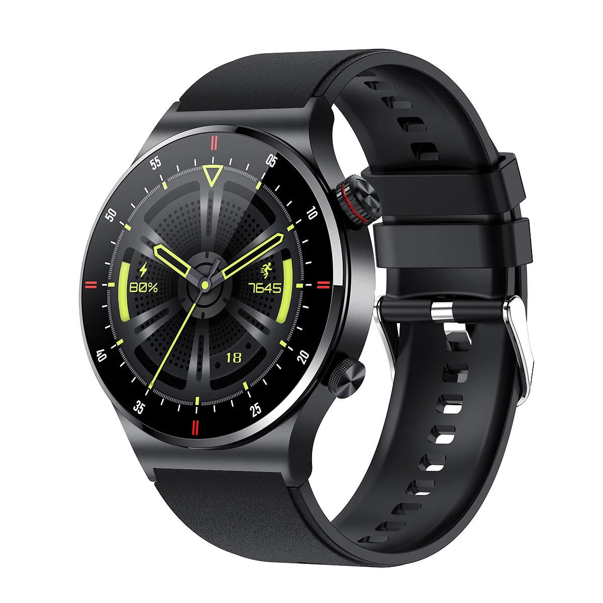 Luxury QW33 Smart Watches Men NFC Wireless Call Fitness Waterproof Sports Wrist Intelligent Smartwatches for Women Android 2025