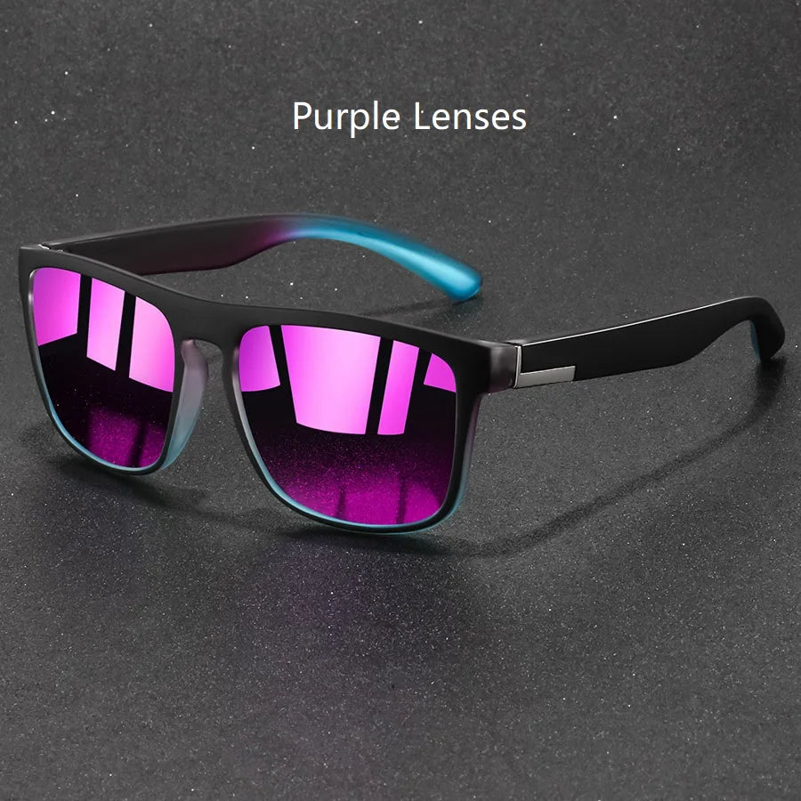 Fashion Vintage Square Sunglasses Men Women Fishing Driving Man Luxury Brand Designer Sun Glasses Anti-Glare Retro Eyewear - Acros