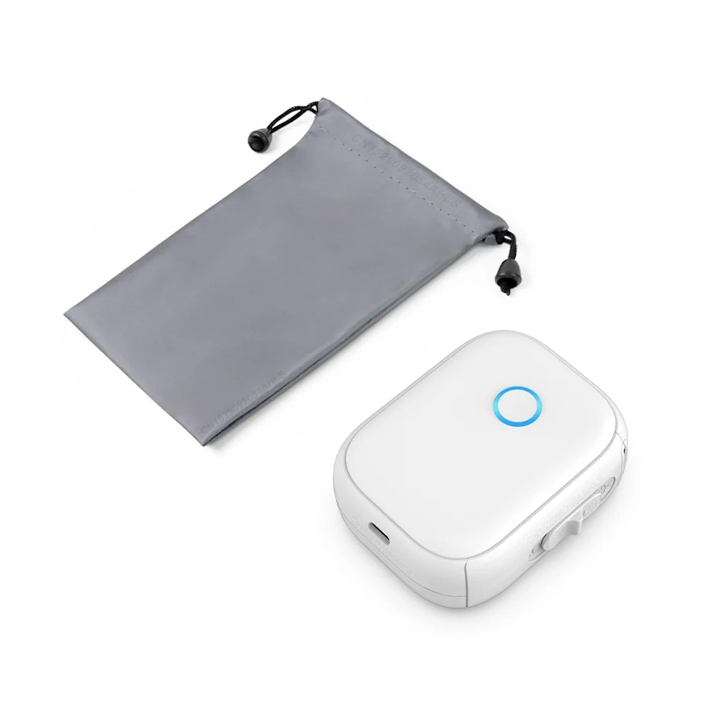 Portable Mini Printer Marklife P12 Thermal Printer Adhesive Sticker Labeling Machine P12 Label Maker or 1PK Continues Label Tape - Acros
