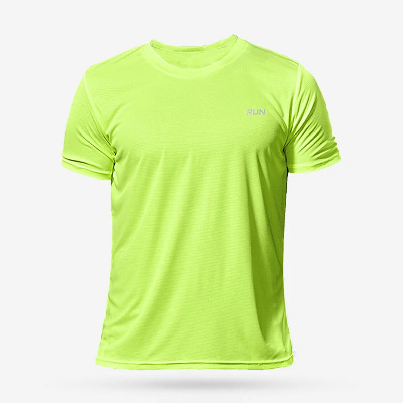 Men's Ansoff running shirt with quick-dry fabric, compression fit, and sporty design for jogging, fitness, and gym workouts.