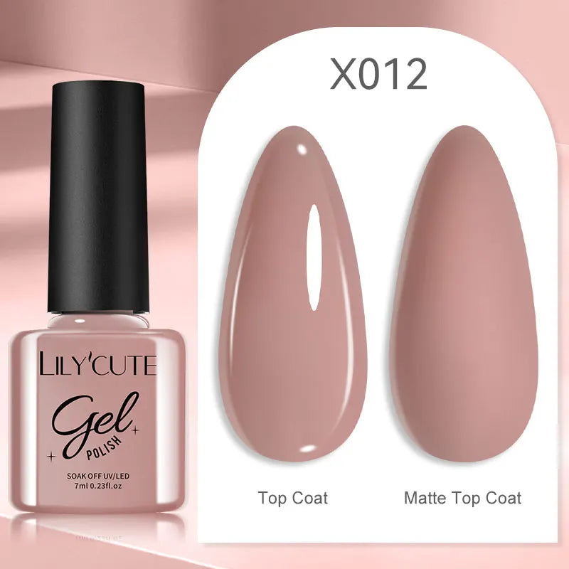 LILYCUTE 5ML Champagne Gold Reflective Glitter Liner Gel Nail Polish Bright Sparkling French Semi Permanent Nail Painting UV Gel