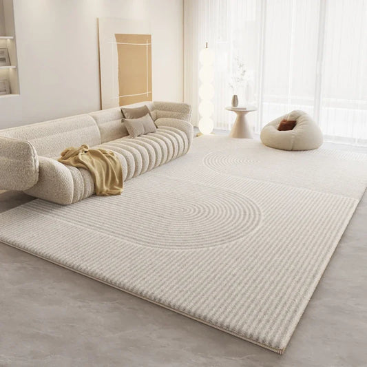 VIKAMA Modern Light Luxury Simple Carpet Soft Non Slip Rug For Living Room Sofa Coffee Table Bedroom Bedside Home Decor
