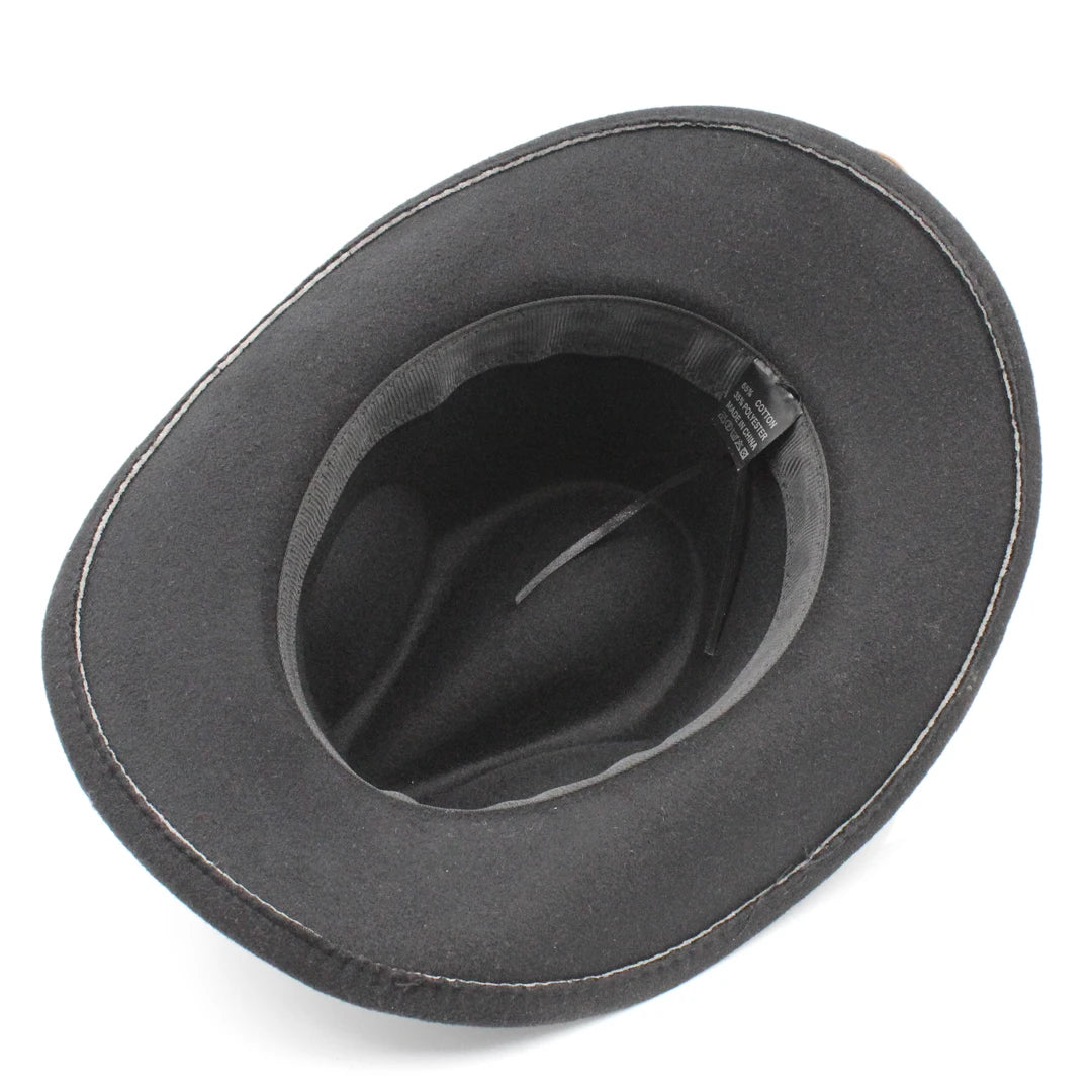 Unisex kids western cowboy hat by Ansoff, cowboy style fedora for costumes, Halloween, Christmas, or birthday parties.
