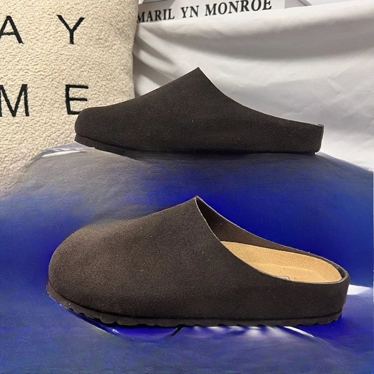 Slip-on closed-toe shoes, casual shoes for men and women, couple's style half-slip shoes - Acros