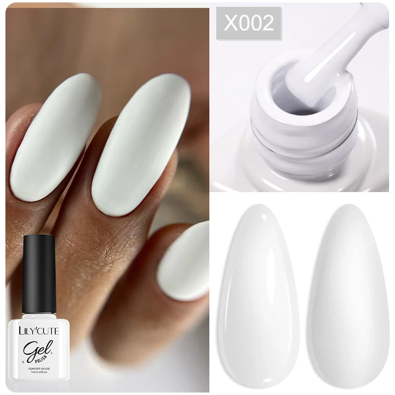 LILYCUTE 5ML Champagne Gold Reflective Glitter Liner Gel Nail Polish Bright Sparkling French Semi Permanent Nail Painting UV Gel