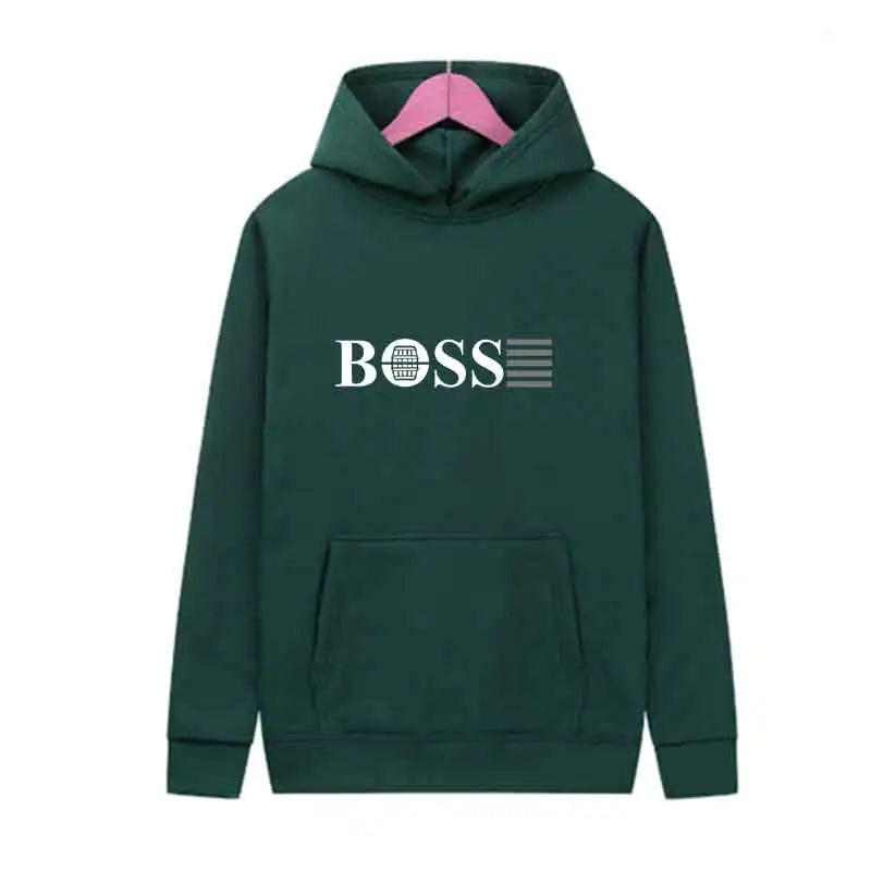 Hooded sweatshirt for outdoor sports and jogging Fashionable hooded tops men's casual street clothing Unisex clothing for spring - Acros