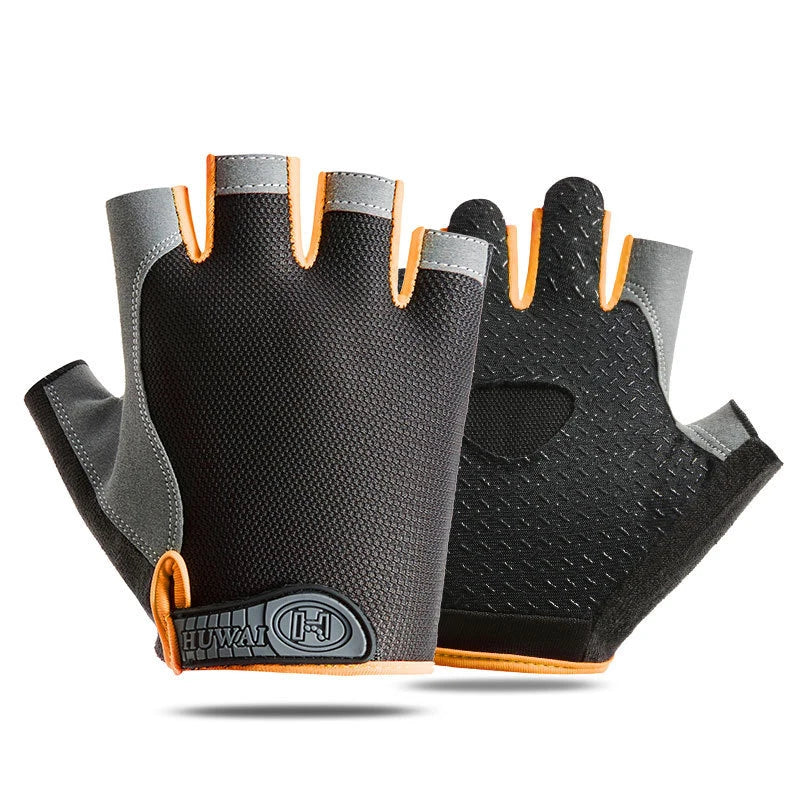 Gym Gloves Fitness Training Fingerless Women Men Bodybuilding Exercise Sports Gloves for Cycling Bicycle Anti Slip Breathable