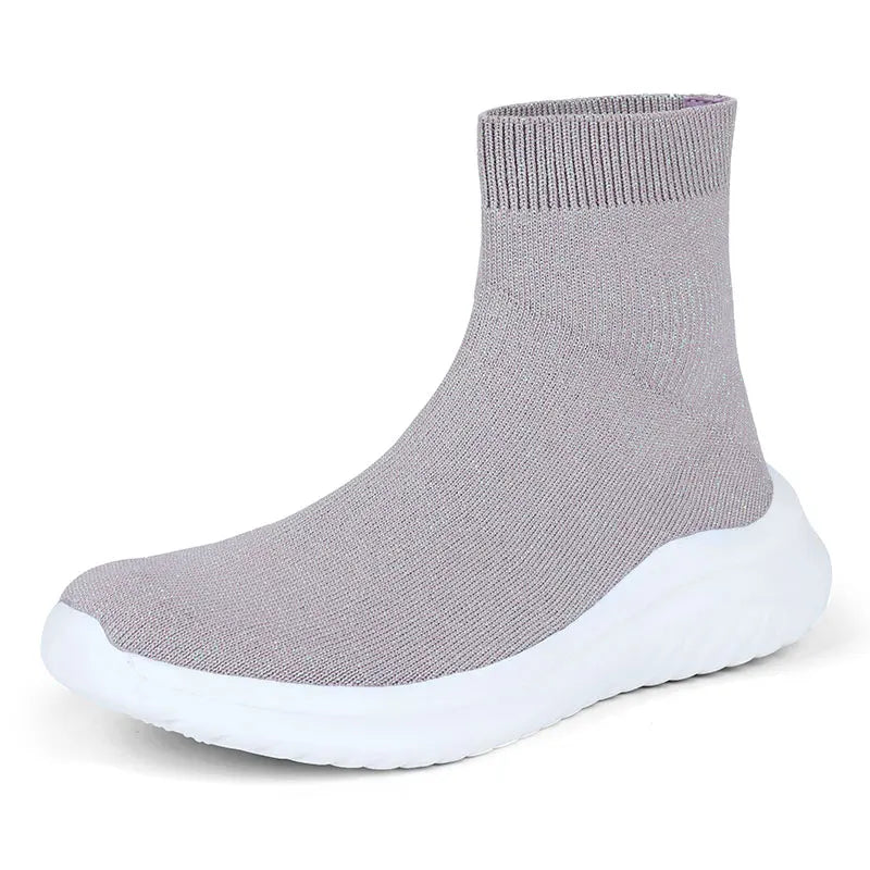Men's and women's new high-top casual sports shoes walking flat ankle boots lovers non-slip shoes autumn and winter - Acros