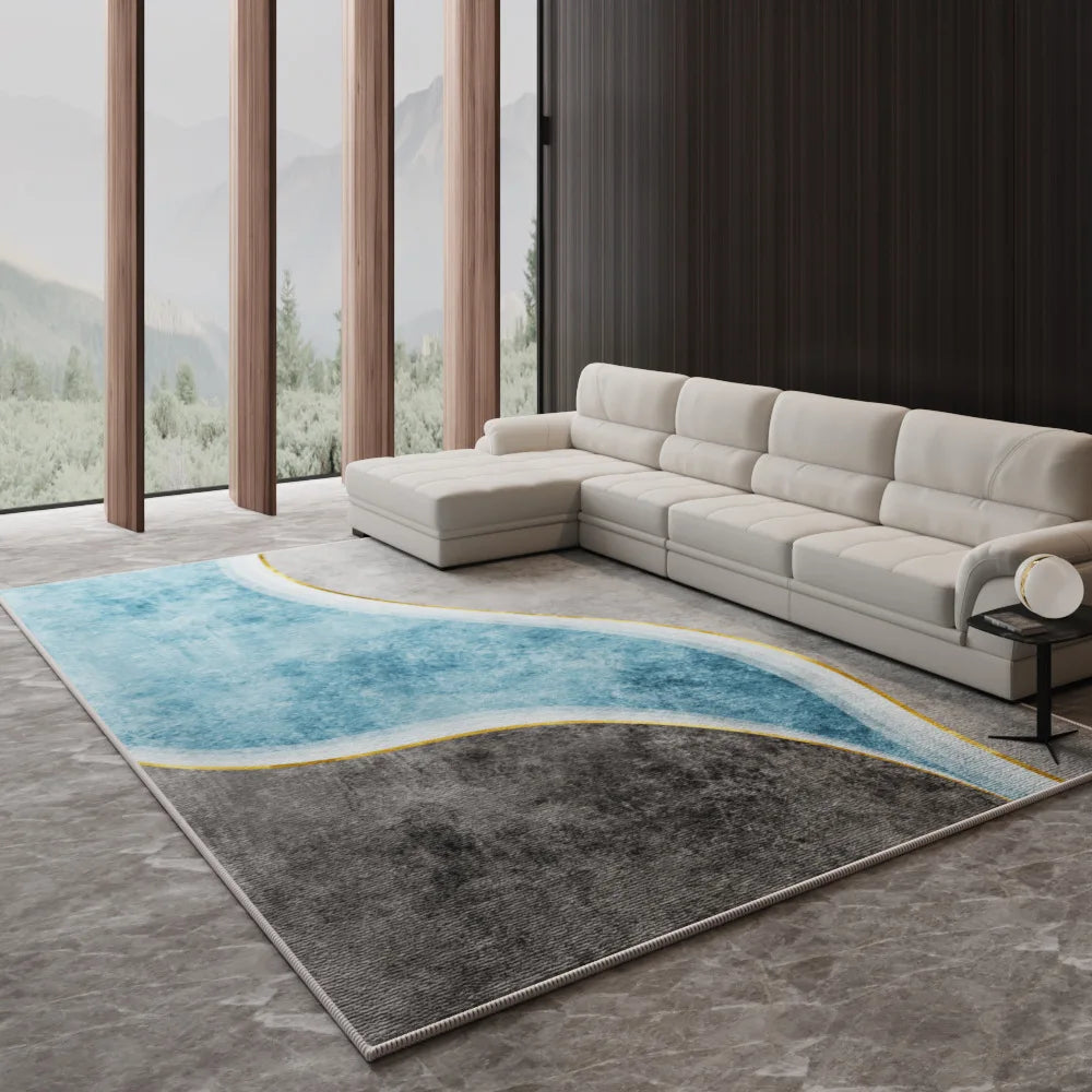 VIKAMA Nordic Light Luxury Living Room Carpet Sofa Coffee Table Floor Mat Bedroom And Lounge Large Area Carpet Home Decoration