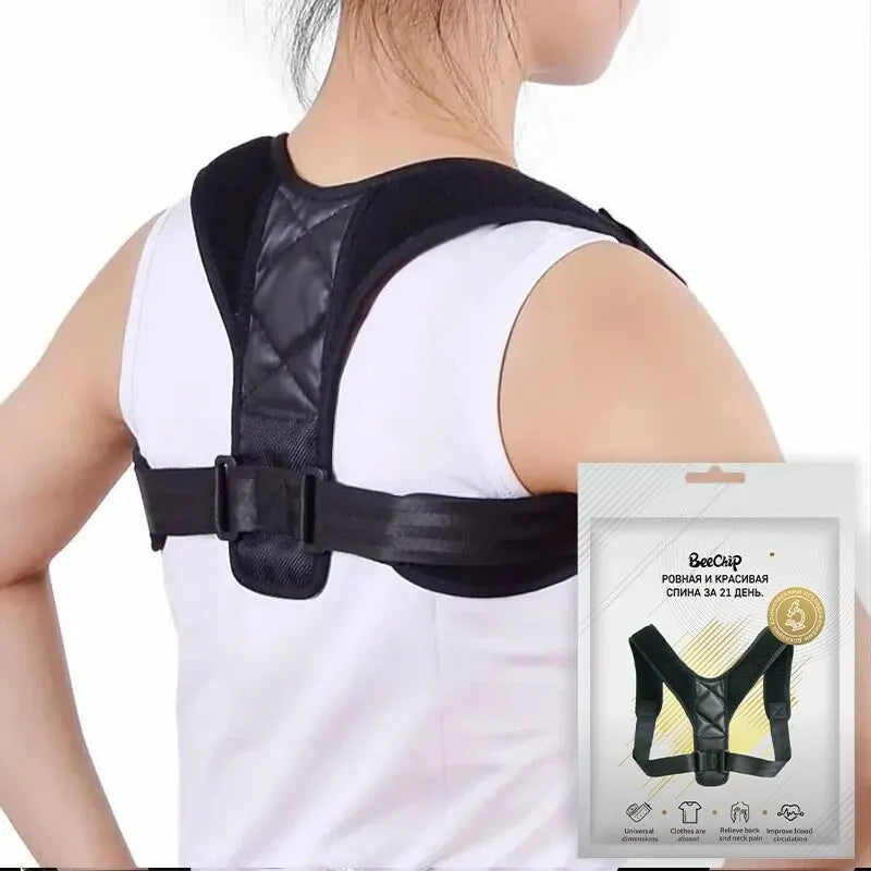Back Posture Correction Belt Hunchback Prevention Correction of Sitting Posture Unisex Breathable Body Shaping - Acros