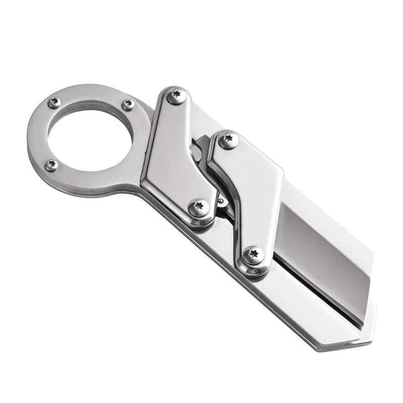 Ansoff outdoor folding knife with high hardness, multifunctional design, and a mechanical lock, suitable for camping and outdoor use.