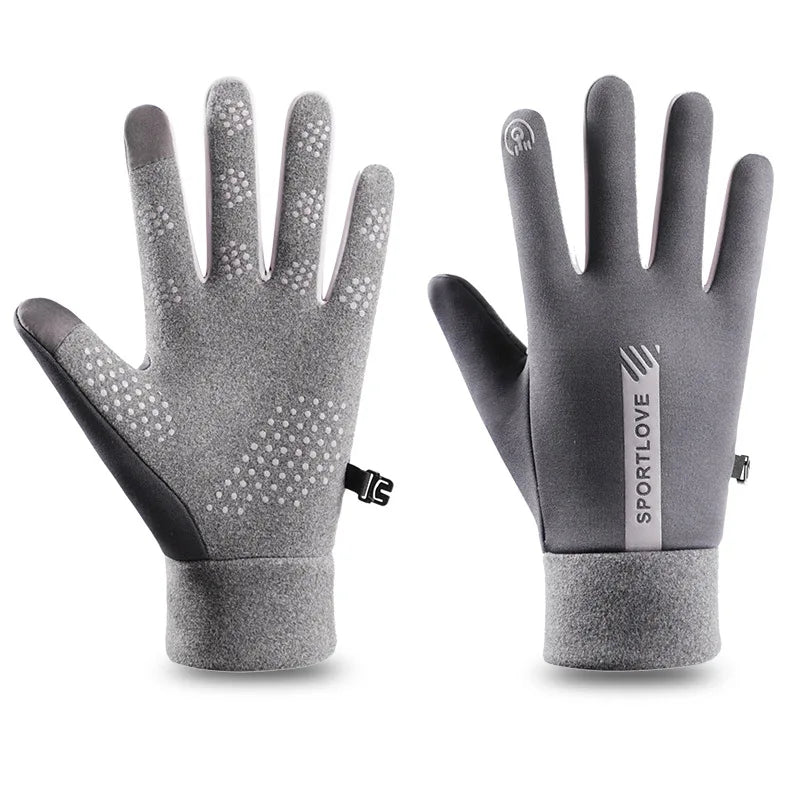 Winter Gloves Women Cycling Bike Thermal Fleece Cold Resistance Wind Waterproof Bicycle Warm Outdoor Running Skiing Mittens - Acros