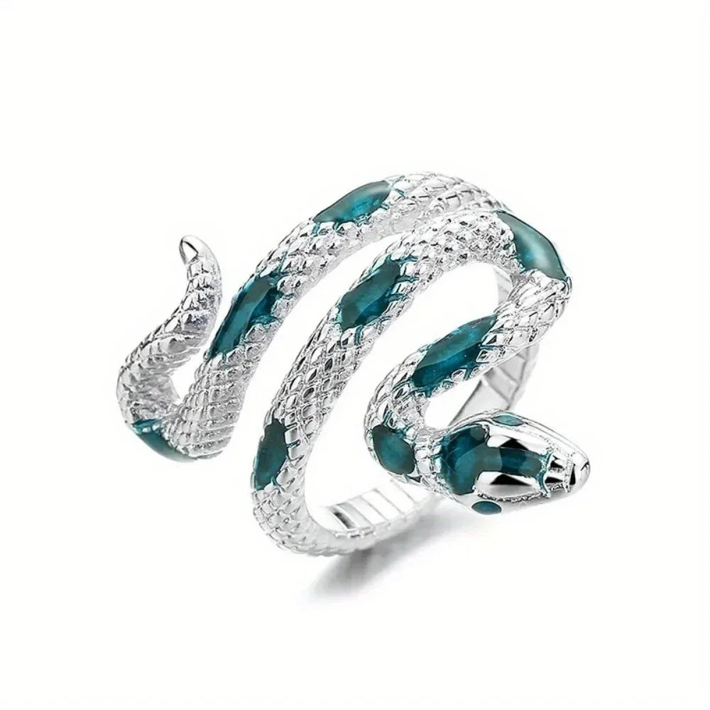 2024 Unique Punk Fashion Personality Retro Style Three-dimensional Ring European Pattern Artificial Ring Jewelry Wholesale