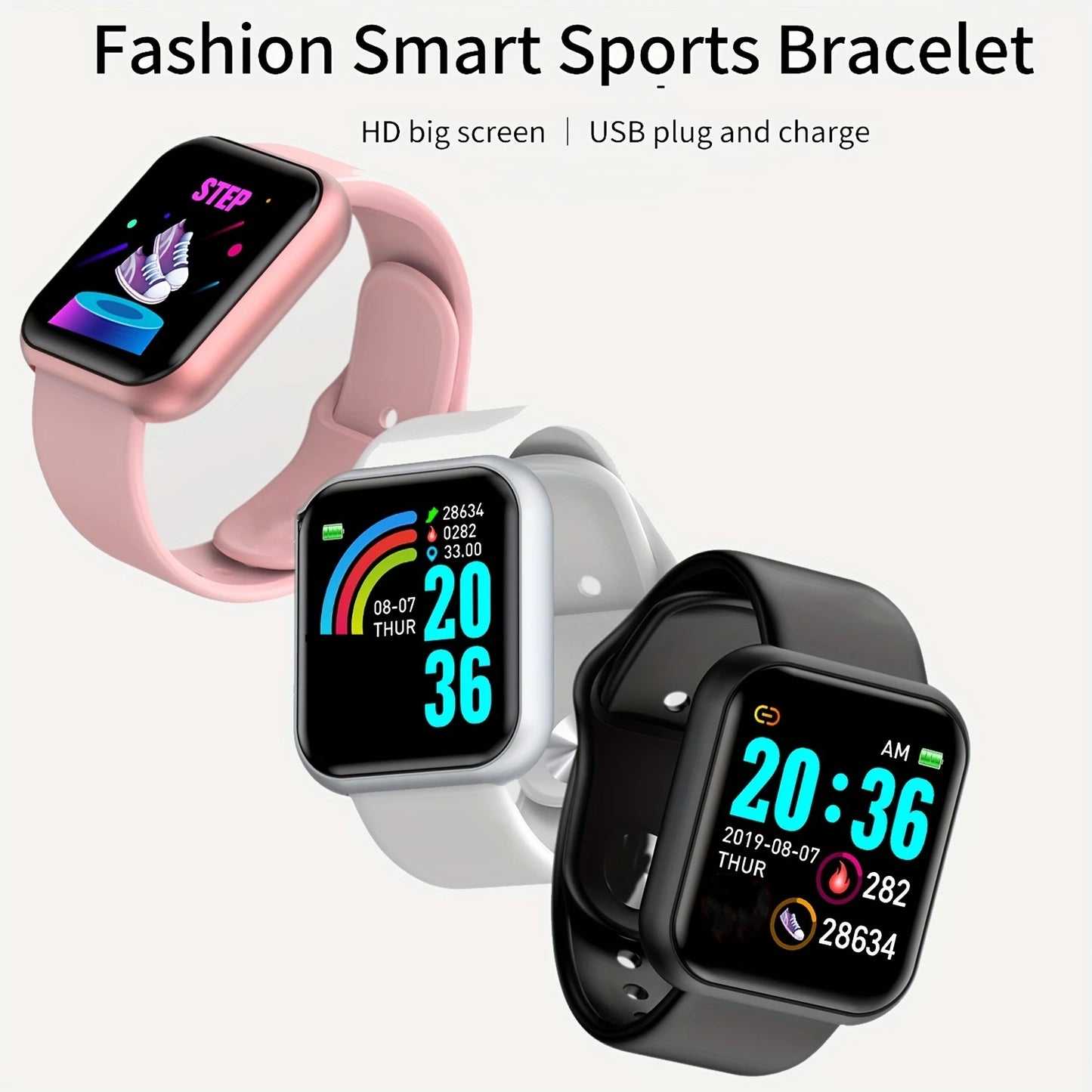 Ansoff multifunctional smartwatch with digital display, fitness tracking, sleep monitor, Bluetooth, and music control for men and women.