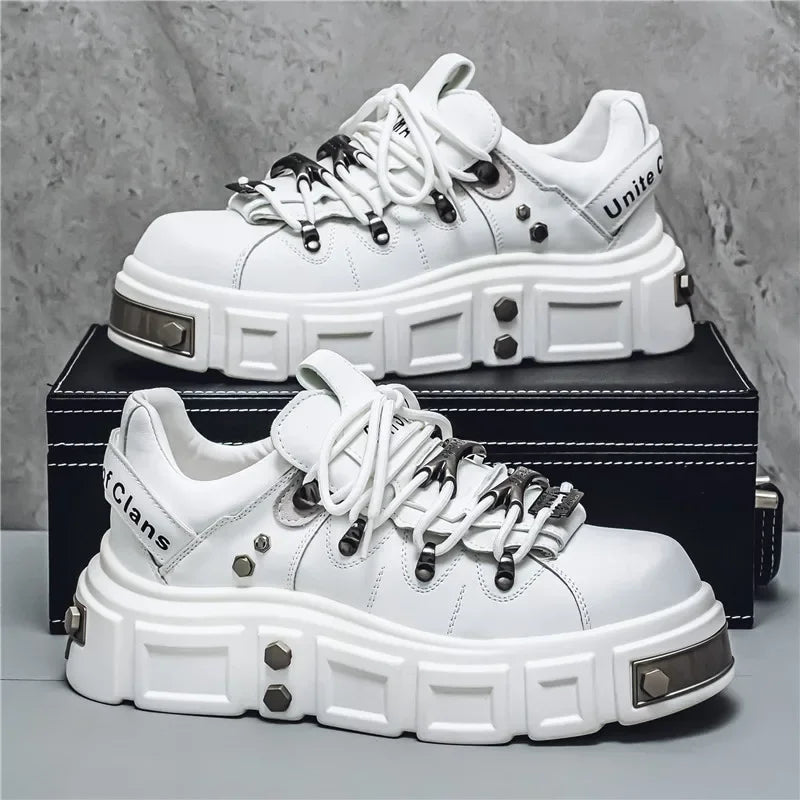 High-quality Fashion Platform Shoes for Women Casual Leather Sneakers Summer Sports Luxury Designer Shoes Tennis Running Loafers - Acros
