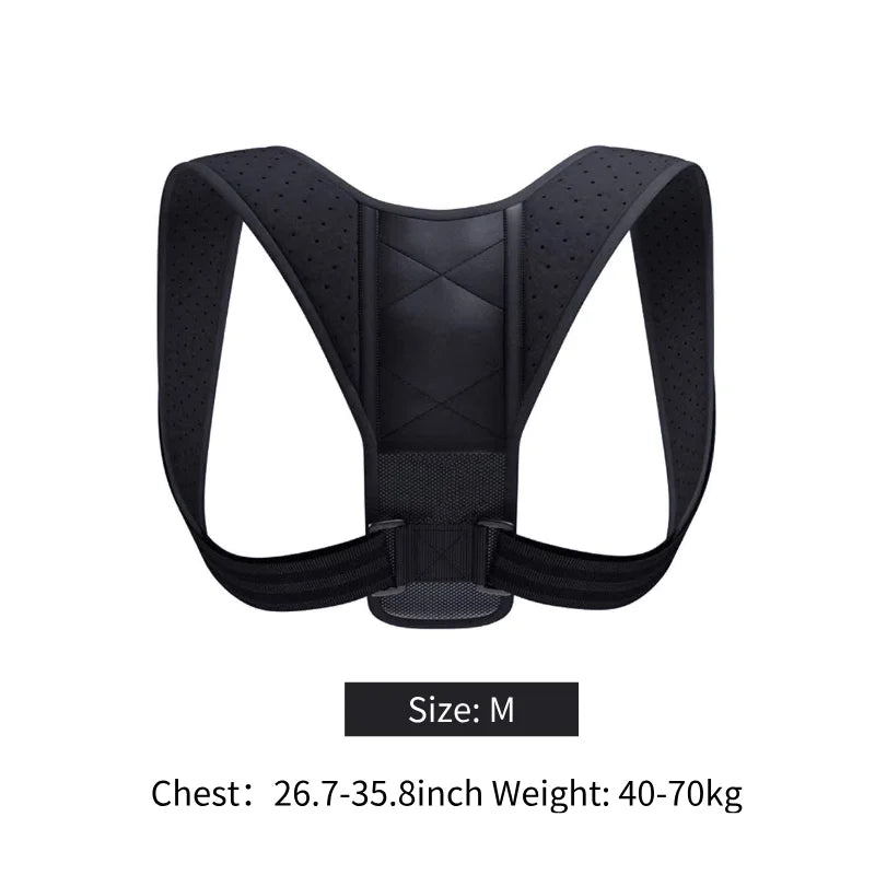 Back Posture Correction Belt Hunchback Prevention Correction of Sitting Posture Unisex Breathable Body Shaping - Acros