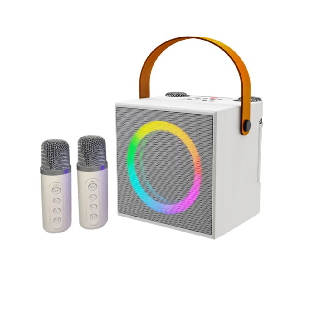 High-quality desktop computer speakers, perfect for outdoor karaoke, live streaming, and Bluetooth audio, all-in-one microphone