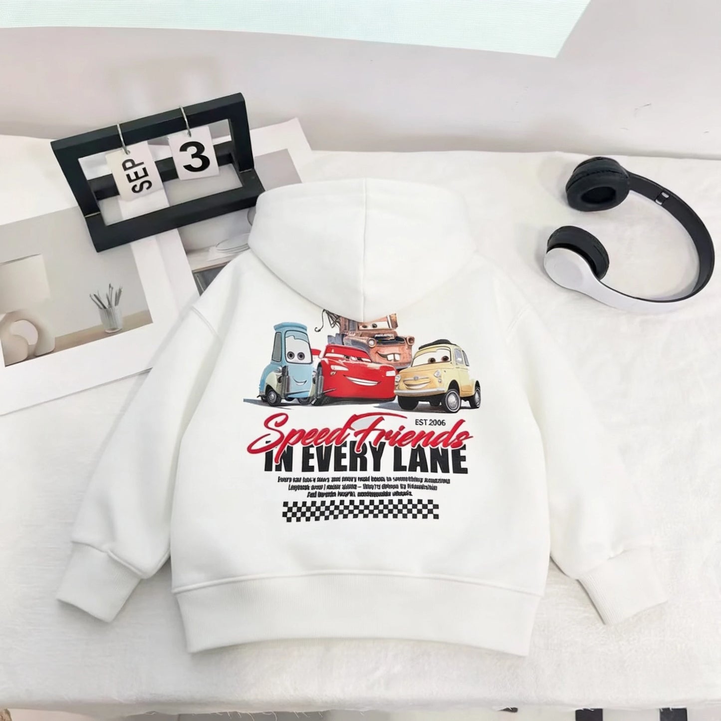 Hoodies For Kids Clothing Spring New Style Cartoon Car Fashion Sweatshirts Tops Hooded Long Sleeved Children's Costume Hoodie