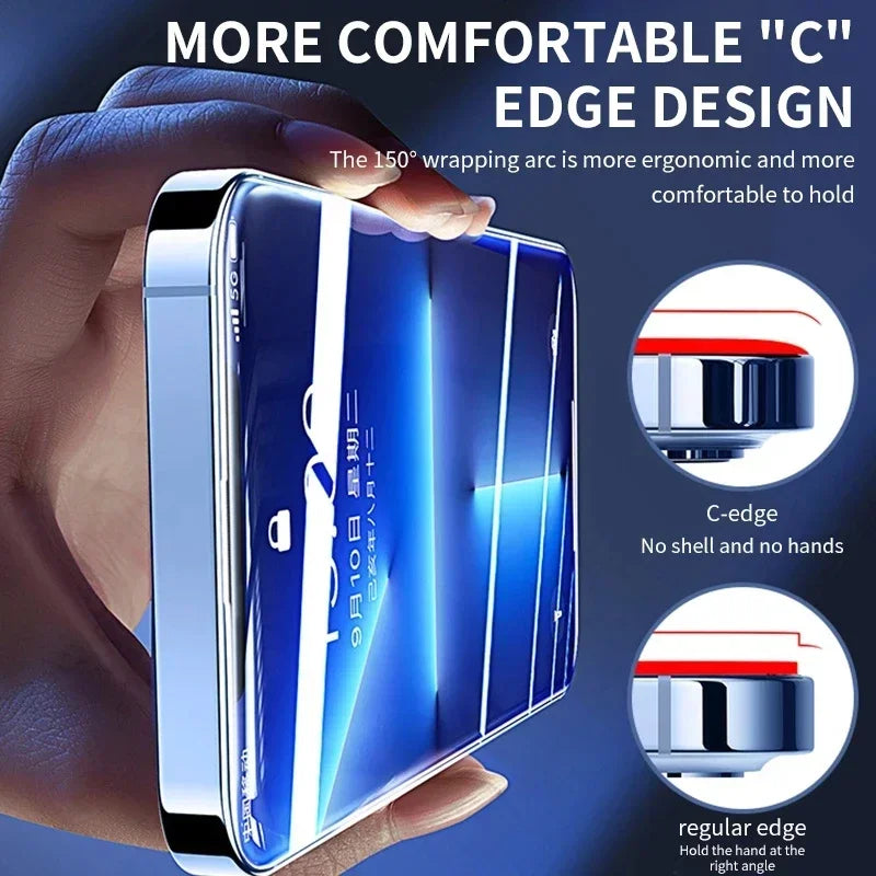 3Pcs Tempered Glass for iPhone 14 13 12 11 15 Pro Max Mini Screen Protector for iPhone 17 XR XS MAX 7 8 Plus 16 Protective Glass - Acros