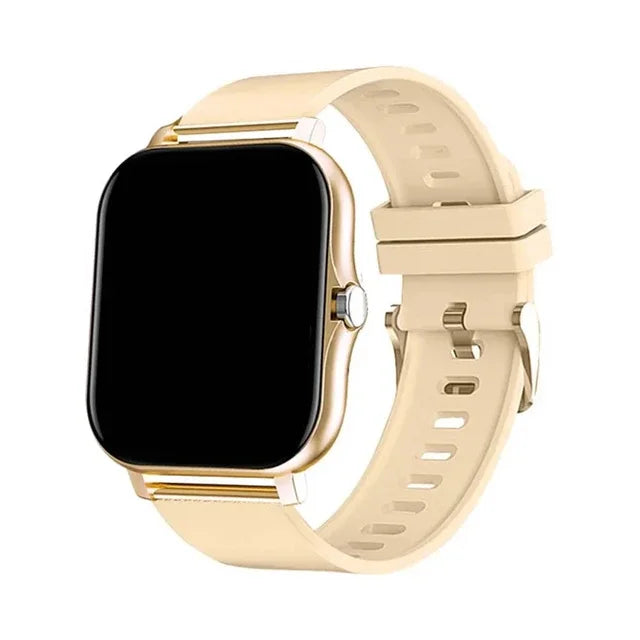 Ansoff 2024 Bluetooth smart watch for men and women with touch call, fitness tracker, waterproof sport design for Android and iOS.