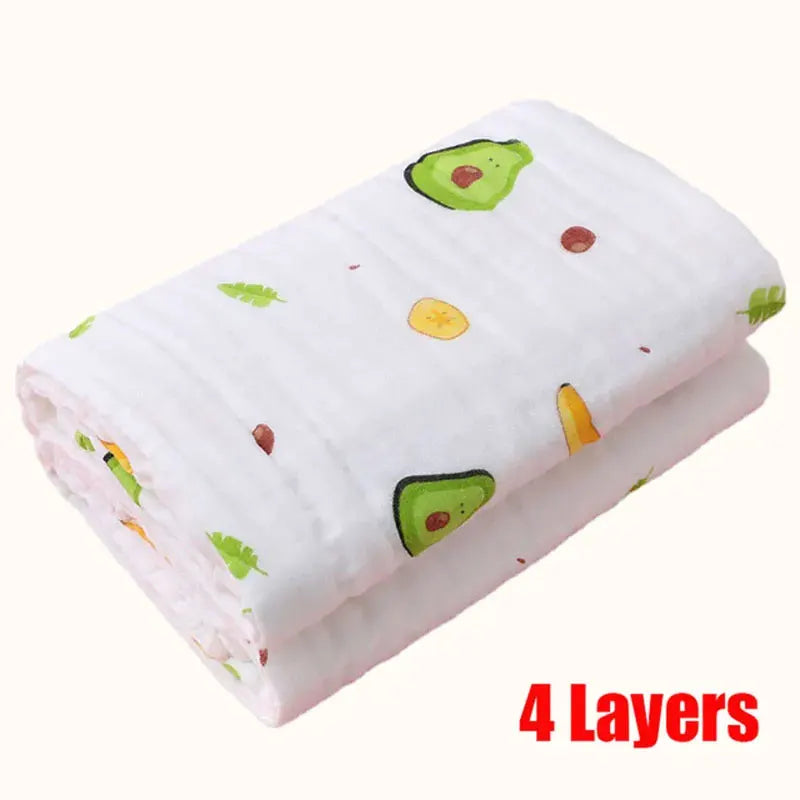 Soft cotton baby bath towel and washcloth set by Ansoff, featuring a 4-layer gauze swaddle and newborn bathrobe in neutral colors.