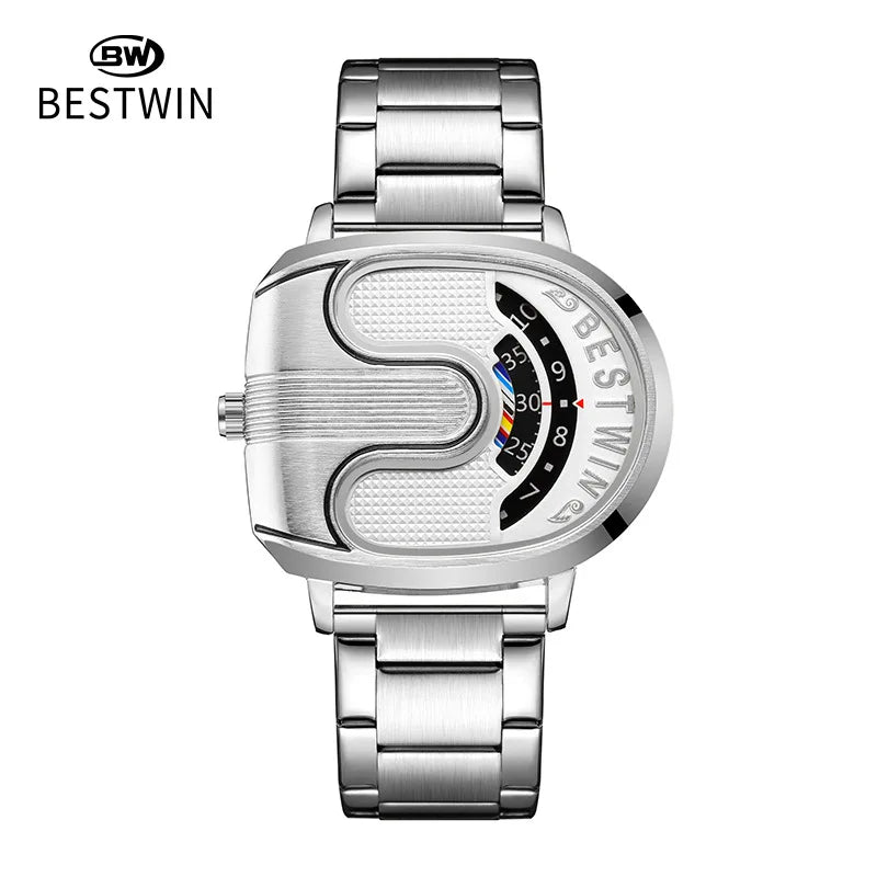 Men Watches Top Brand Luxury Golden Unique Design Wrist Watches For Men Stainless Steel Quartz Male Clock relogio masculino 2025 - Acros