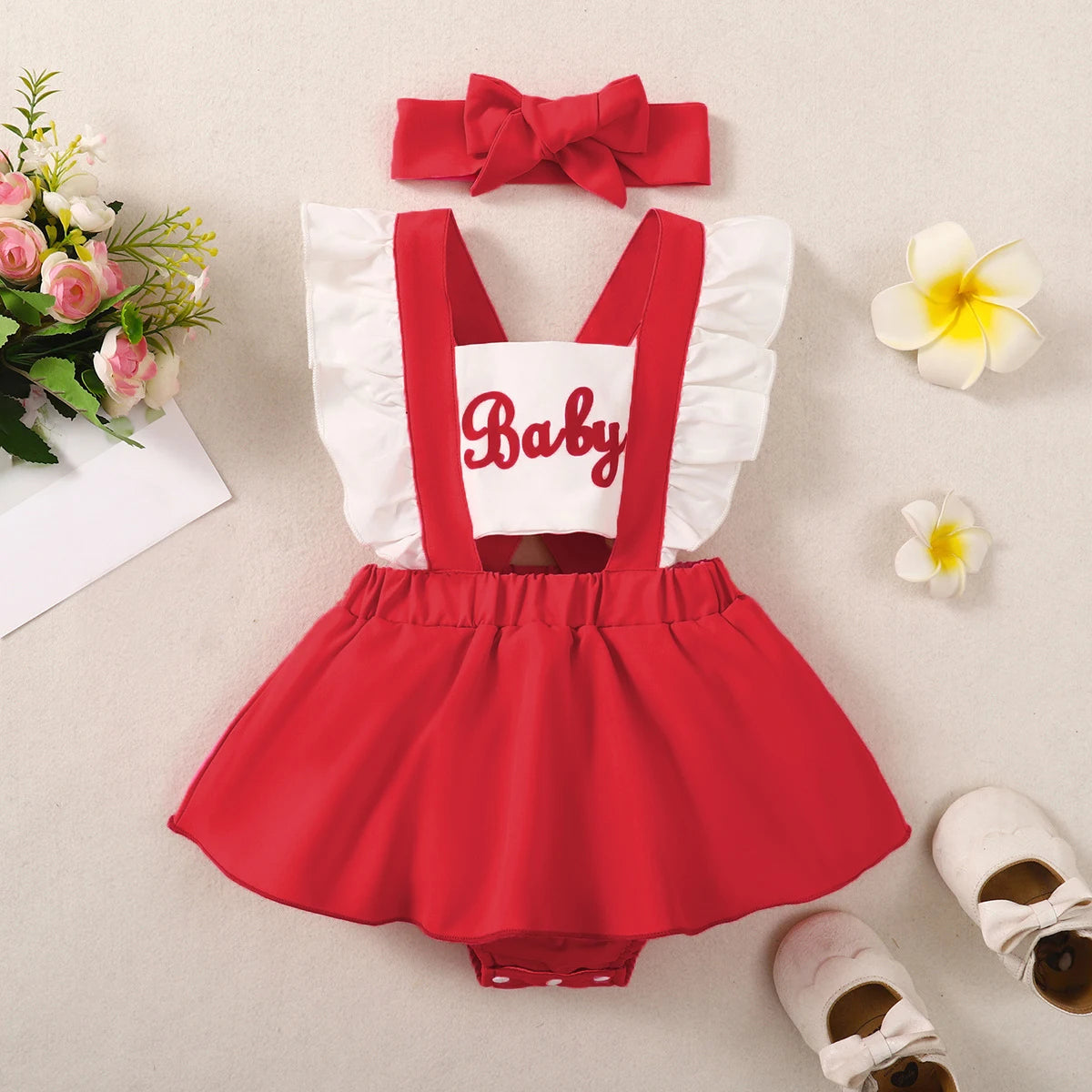 Low Price Cheap Clothes For Newborns 0-18 Months Baby Girl Summer Bodysuit Dresses For Newborns Letter"Baby" Infants Romper